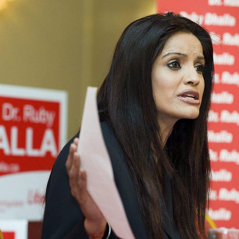 Liberal party kicks Ruby Dhalla out of leadership race